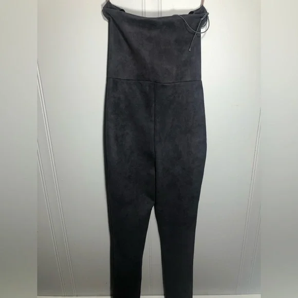 Fashion Nova Gray Suede Jumpsuit Size M - Picture 6 of 6